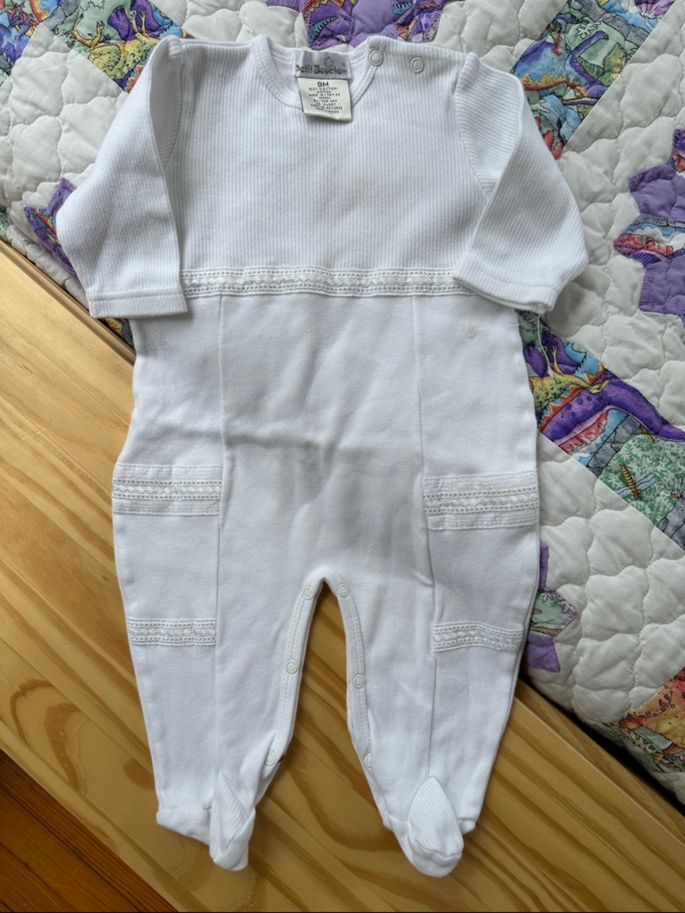 Petit Bouchon White Footed One-Piece